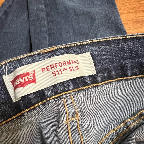 Levi’s Performance 511 Slim Denim Jeans Kids size 16 ( 28 ) - Picture 4 of 10